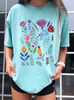Wildflower Tshirt, Comfort Colors Shirt, Bohemian Floral Tshirt, Flower Shirt, Boho Gift for Women, Ladies Shirts, Hippie Best Friend - 8.jpg
