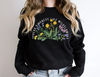 Wildflower T-shirt, Floral Sweatshirt, Vintage Floral Tee, Flower Fall Sweatshirt, Womens Sweatshirt, Ladies Top, Best Friend Gift - 1.jpg