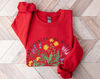 Wildflower T-shirt, Floral Sweatshirt, Vintage Floral Tee, Flower Fall Sweatshirt, Womens Sweatshirt, Ladies Top, Best Friend Gift - 8.jpg