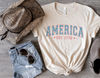 America Est 1776 Vintage Vibe Graphic Tee, Patriotic Fourth Of July Shirt, Independence Day Short Sleeve - 1.jpg