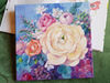 1 Oil painting Stretched Canvas - Flower Arrangement  11.8-11.8 in (30-30cm)..jpg