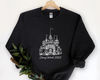 Retro Castle Disneyworld Est 1971 Sweatshirt, Disneyworld Shirt, 2023 Family Vacation Shirt, Magic Kingdom, Disney Castle Shirt - 3.jpg
