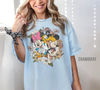 Disney Comfort colors shirt, Floral Mickey And Friends Shirt, Vintage Mickey and Friends, Disney Family Shirt,Disneyworld Shirt,Retro Mickey - 2.jpg
