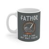 Fathor Mug, Fathor Like a Dad But Way Cooler Mug, Fathers Day Gift Mug, Gift for Dad Mug, Fathor Ceramic Mug, Vintage Design Fathor Mug - 4.jpg