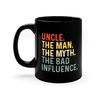 Uncle the Man the Myth the Bad Influence Mug, Best Uncle Mug, New Uncle Gift Mug, Uncle Coffee and Tea Mug, Father's Day Uncle Gift Mug - 3.jpg