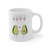 Avocado Lover Ceramic Mug 11oz, Mug Gift for Love, Gift Mug for Valentine's Day, Lover Mug 11oz - 4.jpg