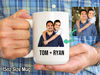 Personalized Painted Father's Day Mug, Dad Photo Mug, Father's Day Gift, Custom Photo Gifts, Photo Mug With Text, BEST FATHERS DAY Gift - 1.jpg
