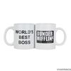 Coffee Mug Cup with Dunder Mifflin - World's Best Boss Office Inspired - 11 or 15 OZ - 2.jpg