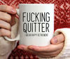 Quitter I Mean Happy Retirement Sarcastic Retired - Novelty Funny Anniversary Birthday Present - 11 15 Oz White Coffee Tea Mug Cup - 1.jpg