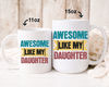 Dad From Daughter, Dad Mug, Fathers Day Gift, Daddy Daughter Gift, Step Dad Gift, First Time Dad Gift, Dad gift from baby, From daughter - 4.jpg