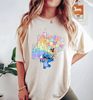 Disney Stitch Watercolor Castle Comfort Colors® Shirt, Stitch Balloons Shirt, Magic Kingdom Shirt, Disney Trip Shirt, Disney Vacation Shirt - 2.jpg