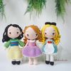 Alice crochet amigurumi doll, amigurumi princess doll, Alice in wonderland amigurumi princess, stuffed doll, baby shower gift, birthday gift (7).jpg
