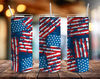 Distressed American Flag 20oz Straight Tumbler Wrap Seamless Design PNG.jpg