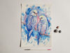 1 Small oil painting - Parrots 8 - 11.2 in (20.5 - 28.5 cm)..jpg