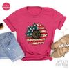 America Sunflower Shirt, USA Flag Flower T Shirt, Gift For American, 4th Of July Flag Graphic T-Shirt, Freedom TShirt, Independence Shirt - 8.jpg