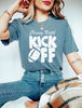 Classy Until Kickoff - Comfort Colors Football Shirt for Women - Womens Football Tees, Football Game Shirts, Comfort Colors Shirts Game Day - 2.jpg