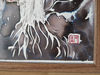 4 Watercolor workl painting in a frame -fly agaric mushroom  8.2 - 11.6 in ( 21-29,7cm )..jpg