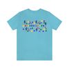 Kindergarten Kinder K 90's Decade Theme Teacher Group Team Tee  Bella + Canvas Shirt  Teacher POD  Team Spirit Week T-shirt - 2.jpg