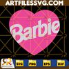 Barbie Heart Svg, Barbie Girl Svg, 2023 Barbie Movie Svg, Doll Baby Girl Svg, Svg For Women, Barbie Fan Svg, Party Girls Svg.png