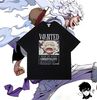 Luffy Wanted Poster Printed T-Shirt  King of The Pirates T-Shirt  Pirate Anime T-Shirt  Luffy Gear 5 T-Shirt  Sun God Nika T-Shirt - 1.jpg