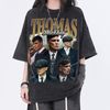 Tommy Shelby Vintage Washed Shirt, Actor Homage Graphic Unisex T-Shirt, Retro 90's Fans Tee Gift - 1.jpg