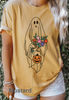 Comfort Colors®  Halloween t-shirt, cute Floral Ghost  Halloween Shirt, Retro Fall Shirt, Vintage Ghost Shirt, iprintasty halloween - 4.jpg
