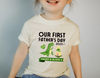 Our First Fathers Day Custom Shirt, Father and Baby Matching Shirt, Dinosaur Matching, New Dad Shirt, Father And Daughter, Father And Son - 5.jpg