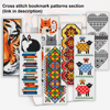 cross stitch bookmark patterns digital
