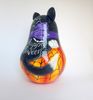 Figurine of a big black cat on a pumpkin , roly poly with a jingle (19).jpg
