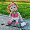 Crochet doll Lilibet