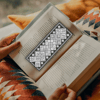 cross stitch bookmark pattern geometric