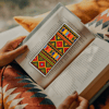 cross stitch bookmark pattern african