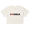 Pride Crop Top  I Love Girls Women’s crop top  I Heart Girls Shirt  Live Laugh Lesbian  LGBTQ+ Pride Lesbian shirt - 5.jpg