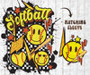 Softball Png Design, Softball Matching Pocket Design Png, Retro Softball Sublimation, Retro Softball Shirt Design, Groovy Softball Design - 2.jpg