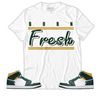 Shirt To Match Jordan 1 Mid Sonics Noble Green Pollen - Born Fresh Heads Basketball - Mid Sonics 1s Gifts Unisex Matching T-Shirt - 1.jpg