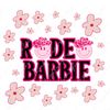 Rodeo Barbie PNG, Retro Western Barbie PNG Digital Download, Cowboy Clipart, Pink Graphic, Western Wear - 1.jpg