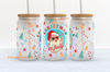 Christmas in July, Libbey Glass Can Tumbler Sublimation Design, 16 oz libbey can wrap beach christmas,  Santa Png, Design Digital Download - 1.jpg