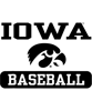 Iowa Hawkeyes Baseball Logo Officially Licensed png, sublimation.png