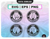 Blackpink member  SVG, PNG  Kpop Star EPS  BlackPink printable decal  Vector files for Cricut - 1.jpg