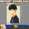 Tobio Kageyama Png, Anime Png, Japanese Png, Anime Silhouette Png, Anime Character, Anime Vector Files (1).jpg