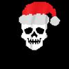 Christmas Pixel Skull Face With Santa Hat 7.jpg