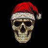 Santa Hat Sugar Skull Day Of The Dead Funny Christmas Skull 4.jpg