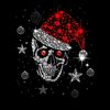 Skull Diamond With Santa Hat Gift Christmas Pajama Xmas Idea 0.jpg