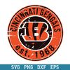 Cincinnati Bengals Team Circle Logo Svg, Cincinnati Bengals Svg, NFL Svg, Png Dxf Eps Digital File.jpeg
