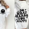 Do what makes you happy svg, Wavy text letters, Vintage shirt, Popular sayings, Trendy svg, EPS PNG Cricut Instant Download - 1.jpg
