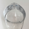 Modern tiara . Silver nimbus headband made of eco-leather with hand-painted (2).jpg