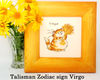 Virgo zodiac Zodiac sign Virgo Zodiac art virgo Cat lover gift Nursery decor animals.jpg