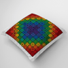 cross stitch cushion pattern modern