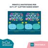 Encanto Birthday Party Invitation 5 x 7 Printable - Blue  Pink  White Themes Included - PDF Instant Digital Download - 5.jpg