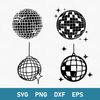 Disco Ball Bundle Svg, Disco Ball Svg, Happy Disco Ball Svg, Png Dxf Eps Digital File.jpg
